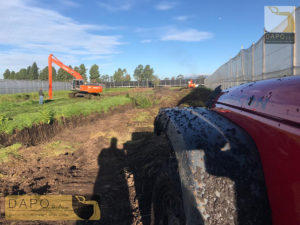 retroexcavadora brazo largo DAPO sas